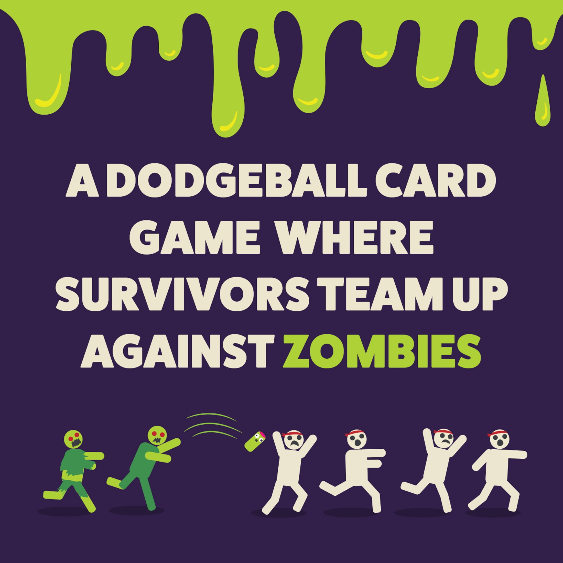 Zombie Burrito by Exploding Kittens - 3-6 Players - Ages 7+ - 15 Minutes to Play - Dodgeball Zombie Card Game - Party Game, Ideal for Family Night, Kid and Adult
