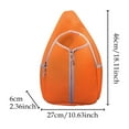 thumbnail image 7 of Vsenkes Pickleball Bag Large Capacity Lightweight Gym with Shoulder Strap Orange, 7 of 7