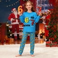 thumbnail image 4 of HUAXUN-Kids Christmas 67 Print Long Sleeve Pajama Set - 67Christmas Pajamas Cozy Holiday Themed Two Piece Loungewear for Kids, Festive Family Sleepwear Outfit Soft Blend Pajamas(Sky Blue,8-9Years), 4 of 6