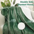 thumbnail image 2 of Biwat-Heated Blanket Electric Blanket Green 50x60in, 10 Levels &1-9H Timer Auto-Off, Machine Washable, Soft Flannel Sherpa Full Body Warming, Sofa Bed Office Use, Heating Blanket, 2 of 4