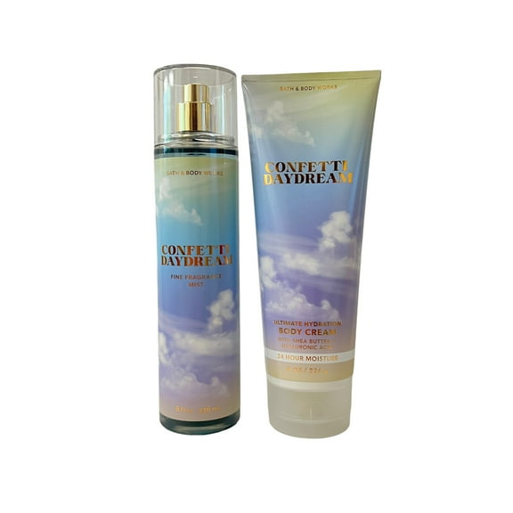 Bath & Body Works Confetti Daydream Mist & Body Cream Set