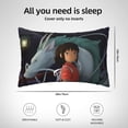 thumbnail image 4 of Spirited Away Throw Pillow Cover Decoration Pillow Case Cushion Home Decor for Home Sofa Couch One Size, 4 of 7
