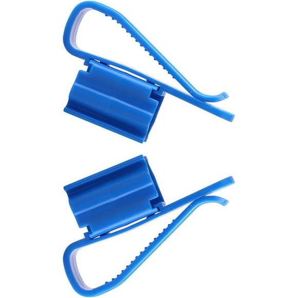 YQHWQ Multifunctional water pipe clamp 2 pieces water pipe clamp multifunctional plastic adjustable fish tank clamp installation clamp water pipe clamp hose bracket blue