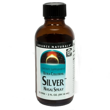 Source Naturals, Inc. Ultra Colloidal Silver Nasal Spray (Pump) 2 oz Spray