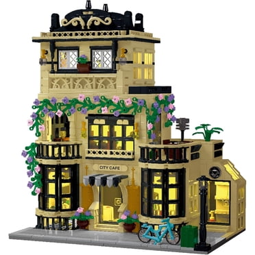 Funwhole Farm-Store Lighting Building-Bricks Set - Farm Shop LED Light