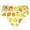 Yellow Lemon, variant on DOPI Pet Shirt Cartoon Fruit Pattern Dress-up Elastic Pet Dogs Short Sleeves Cardigan Pajamas for Teddy