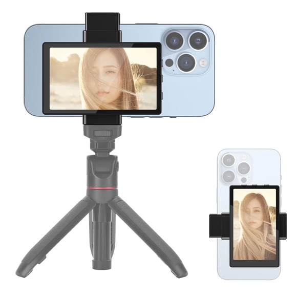 Monitor vlog para celular Newmowa con clip magnético, 4K 30 fps