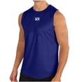 thumbnail image 2 of ALLLIST Mens Tank Tops Workout Gym Big And Tall Pullover Comfy Blue Stretch Solid Athletic Shirts for Men Size M-3XL, 2 of 6