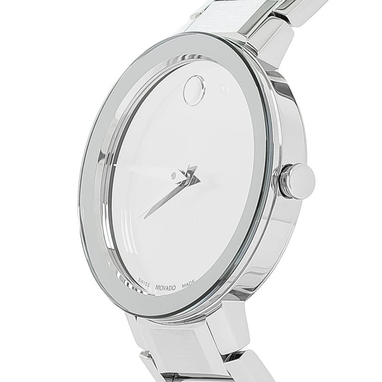 Movado Sapphire Quartz Ladies Watch, Silver Mirror Dial Movado Sapphire Quartz Ladies Watch, Silver Mirror Dial