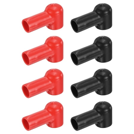 Battery Terminal Cover, 8 Pcs Truck Battery Terminal Cover Positive Negative Poles Stud Covers L12-16-45
