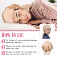thumbnail image 4 of Female Sleeping Hat with Long Ribbon Wide Large Dustproof Solid Color Silk Night Caps Adjustable Girl Head Cover Hotel Kitchen, 4 of 7