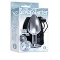 thumbnail image 2 of Sex toy Gift Set bundle of The Silver Starter, Bejeweled Stainless Steel Plug, Diamond And Icon Brands Cottontails, Silicone Bunny Tail Butt Plug, Beaded, Pink, 2 of 5