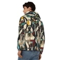 thumbnail image 4 of Naloa Colorful Bulldog Duo Men’s Hoodies, Zip up Hoodie, Sweatshirts,Hoodies for Men Sizes S-3XL-XX-Large, 4 of 5