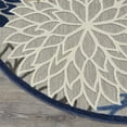 thumbnail image 4 of Nourison Aloha Indoor/Outdoor Blue/Multicolor 4' x ROUND Area Rug, (4x Round), 4 of 10