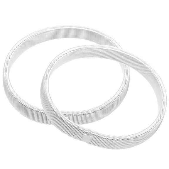 HOMEMAXS 2Pcs Elastic Arm Sleeve Holder Steel Iron for Men Women Shirt Accessories Everyday Use 11.8in 0.4in