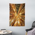 thumbnail image 1 of Forest Home Decor Tapestry, Big High Beech Trees Deciduous Shedding Canadian Maples Idyllic Print , Wall Hanging for Bedroom Living Room Dorm Decor, 40W X 60L Inches, Orange Brown, by Ambesonne, 1 of 2