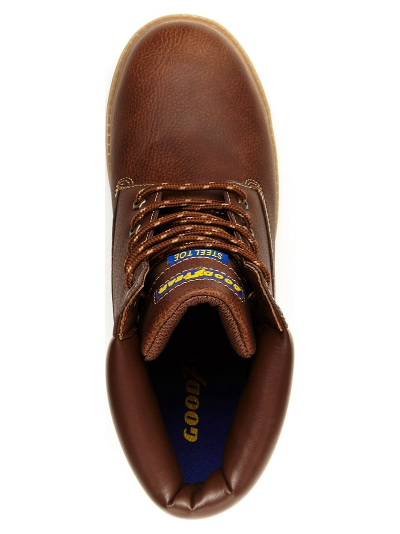 Men Sz 10 Good Year Meverik-St Work & Safety Steel Toe No Slip Wheat Boots New Goodyear Men main image 2
