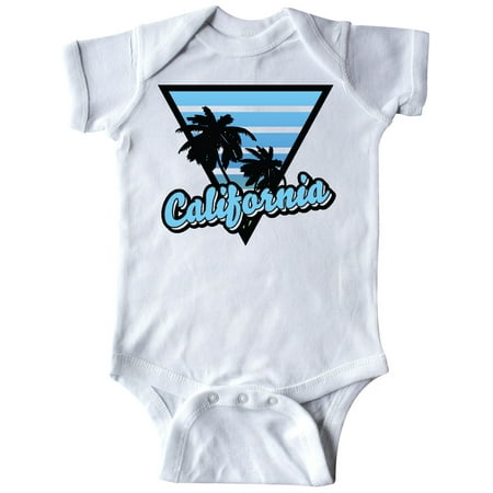 

Inktastic California with Triangle and Palm Trees in Blue Gift Baby Boy or Baby Girl Bodysuit