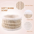 thumbnail image 3 of Kids Winter Beanie Hat Scarf Gloves Set Knit Warm Toddler Winter Cap Gloves Neck Warmer for Boys Girls 1-8 Year, 3 of 14