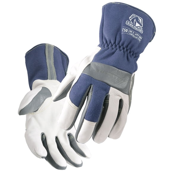 Revco Industries T50L Premium Grain Goatskin/FR Cotton TIG Welding Glove, Large