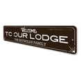 thumbnail image 4 of Lodge Welcome Novelty Decor, Metal Wall Sign - 4x18 Inches, 4 of 4