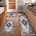 thumbnail image 2 of Kitchen Rugs Sets of 3 Non Slip Washable Kitchen Mats for Floor, Waterproof Kitchen Runner Rug, Floor Mat Carpet for Entryway, Laundry, Sink, Hallway, Bathroom, 2 of 12