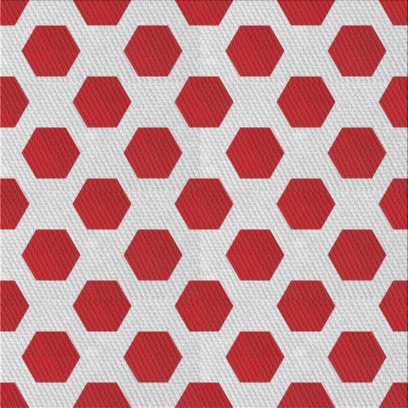 Ahgly Company Indoor Square Patterned Platinum Gray Novelty Area Rugs, 4' Square