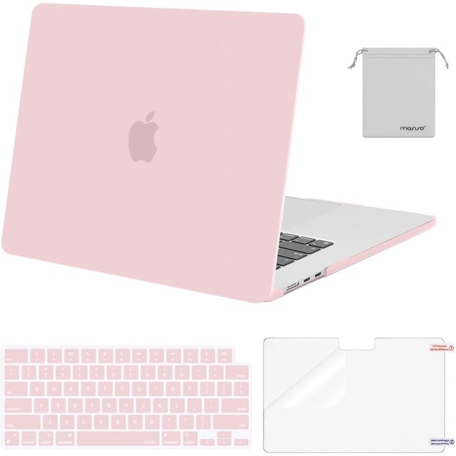 Compatible with MacBook Air 15 inch Case 2025 2024 2023 Release M3 A3114 M2 A2941 Liquid Retina Display Touch