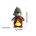 thumbnail image 3 of Honmine Christmas Plush Penguin Stuffed Animal Cute Stuffed Penguin Plush Toy with Fuzzy Fleece Jacket and Hat Little Plush Dolls, 3 of 6
