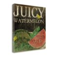 thumbnail image 2 of Tangletown Fine Art 'Juicy Watermelon' Textual Art on Canvas, 2 of 3
