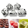 thumbnail image 3 of Joernso Mini Baking Ring Heat-resistant Multi-purpose Corrosion Resistant Stainless Steel Mousse Cake Mold Ring for Kitchen, 3 of 8