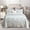 Blue flower, variant on MERRY HOME Bedspread Set 3-Piece King Size, Soft Reversible 1 Quilt & 2 Shams Quilt Coverlet Set