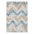 thumbnail image 3 of Unique Loom Leipzig Collection Area Rug - Goethe (4' 1" x 6' 1" Rectangle Blue/Ivory), 3 of 7
