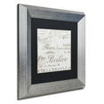 thumbnail image 3 of Trademark Fine Art "Bon Mots I" Canvas Art by Color Bakery Black Matte, Silver Frame, 3 of 4