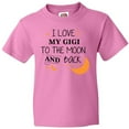 thumbnail image 3 of Inktastic I Love My Gigi To The Moon and Back Youth T-Shirt, 3 of 5