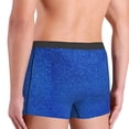 thumbnail image 6 of Cauagu Blue Glitter Print Boxer Briefs for Men,Comfortable Breathable Men's Underwear Moisture Wicking Underpants -Medium, 6 of 8