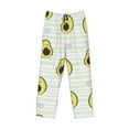 thumbnail image 4 of Balery Avocado of a Hear print Men's Pajama Pants,Ultra Lightweight Pjs,Lounge Pant-Small, 4 of 9