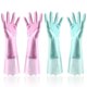 thumbnail image 1 of Reusable Dishwashing Gloves, PVC Waterproof Non-Slip, 1 of 4