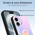 thumbnail image 3 of Funda Kirby de TPU para iPhone 16: ultrafina, a prueba de golpes, antiamarilleo, resistente a arañazos, compatible con carga inalámbrica, agarre mejorado, estilo negro., 3 of 7