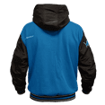 thumbnail image 3 of Men's ActionHeat Blue/Black Detroit Lions 5V Battery Heated Full-Snap Varsity Jacket, 3 of 7