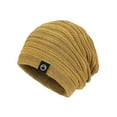 thumbnail image 2 of Sunvit-Panties Womens Yellow Slouchy Winter Beanie - Soft Acrylic Knit Hat, One Size Fits Most Adults, Warm Casual Cap for Daily & Outdoor Activities,Size Free Size, 2 of 3