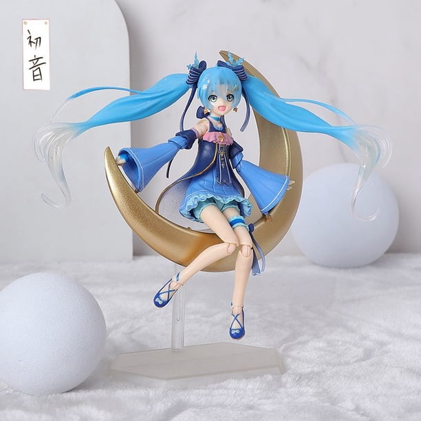 2022 nuevo Anime Hatsune Miku lindo Kawaii Orejas de conejo Miku traje de baño figura de PVC cantante Virtual figura de acción juguete de modelos coleccionableszhangyuxiang