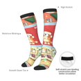 thumbnail image 4 of Masiiu Bluey Print Adult Crew socks, Comfortable Novelty Colorful Patterned, Breathable, Stylish Colorblock for Men Women, 4 of 6