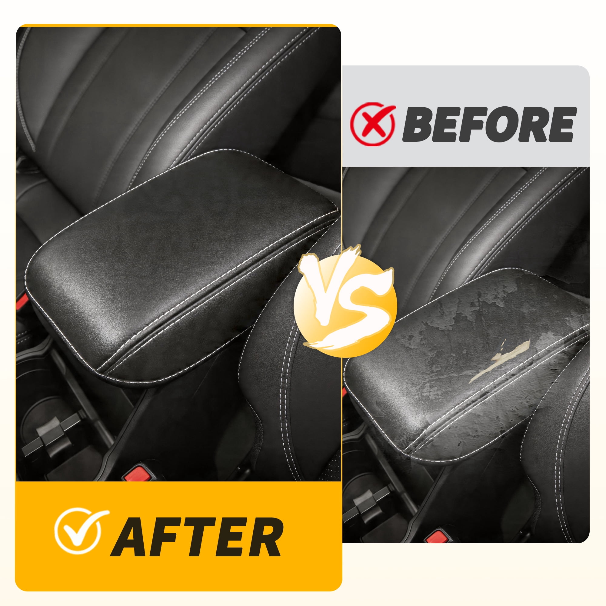 Unique Bargains Car Center Console Lid Armrest Cover for Subaru Forester 19-23