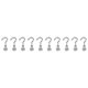 thumbnail image 2 of 10pcs/set heavy duty hanging hook powerful magnetic hooks indoors organization tools 10mm, 2 of 5
