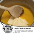 thumbnail image 2 of Sold Universal 304 Stainless Steel Chocolate Melting Pot Double Boiler Milk Bowl Butter Candy Warmer Pastry Baking Tool with Red Handle (No Lid), 2 of 7