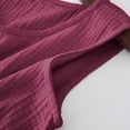thumbnail image 5 of Dresses for Women Fashion Summer Solid Casual Round Neck Sleeveless Mini Dress Wine M, 5 of 6