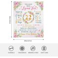 thumbnail image 5 of Yibo 18th Birthday Gifts for Girls Blanket 18 Year Old Girl Birthday Gifts Gifts for 18 Year Old Girl 18th Birthday Decorations for Girls Best 18 Year Old Girl Gift Throw Blanket, 5 of 7