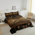 thumbnail image 3 of Camouflage Fishing Bedding Set Toddler Fishing Line Rod Comforter Set Rustic Farmhouse Tree Branch Camo Quilt Bedding For Kids Adults Cabin Lodge Bed Comforter Set Soft Lightweight 2 Pcs, 3 of 7