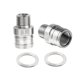 thumbnail image 5 of Extensor de Pedal de bicicleta de 2 uds., 20mm, accesorio para bicicleta, espaciador de Pedal resistente y extendido, eje de extensión de Pedal para Plata, 5 of 8
